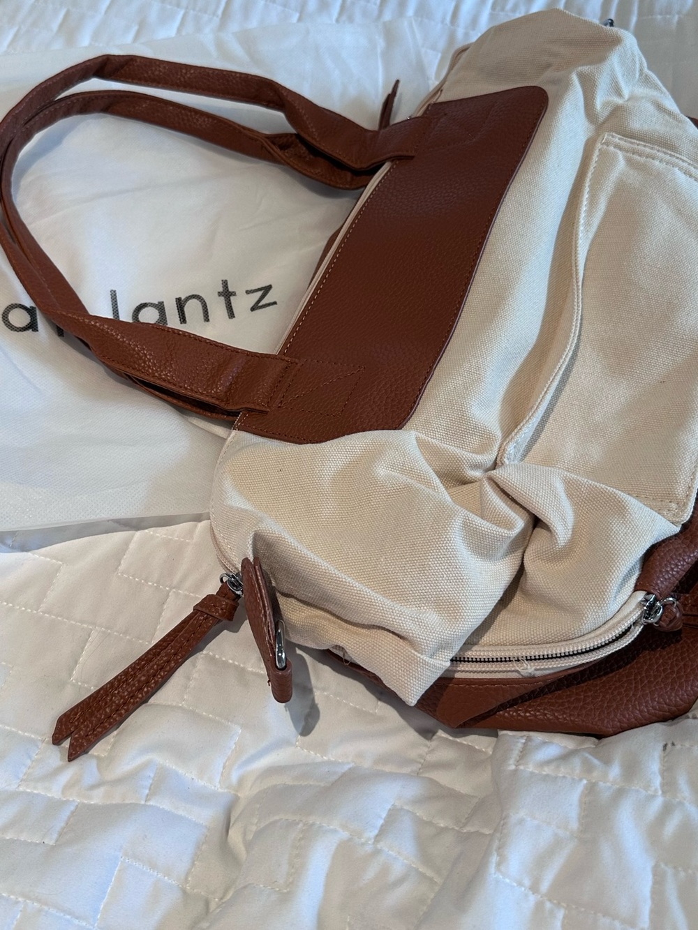 GRAF LANTZ Canvas Travel Weekender Tote NEW $158 - Picture 12 of 12
